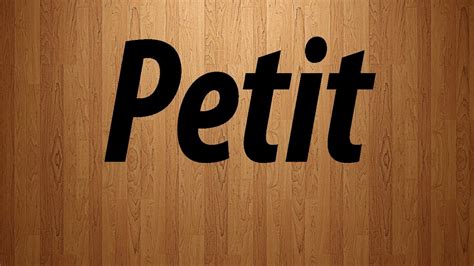 petit as|petit meaning in french.